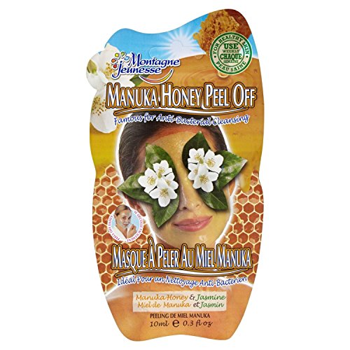 3 Sachets of Montagne Jeunesse 7th Heaven Manuka Honey Peel Off Face Mask 10ml for Combination Skin