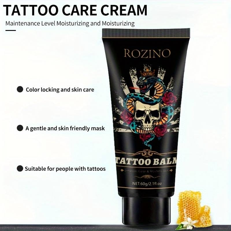 Generic Tattoo Care Cream I 60g I Natural Ingredients I Deep Moisturizing Nourishing Skin Care I Aftercare Cream For Tattoos & Lotion For Dry Skin