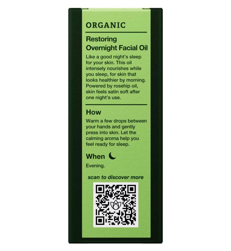 Botanics 100% Organic Restoring Overnight Facial Oil