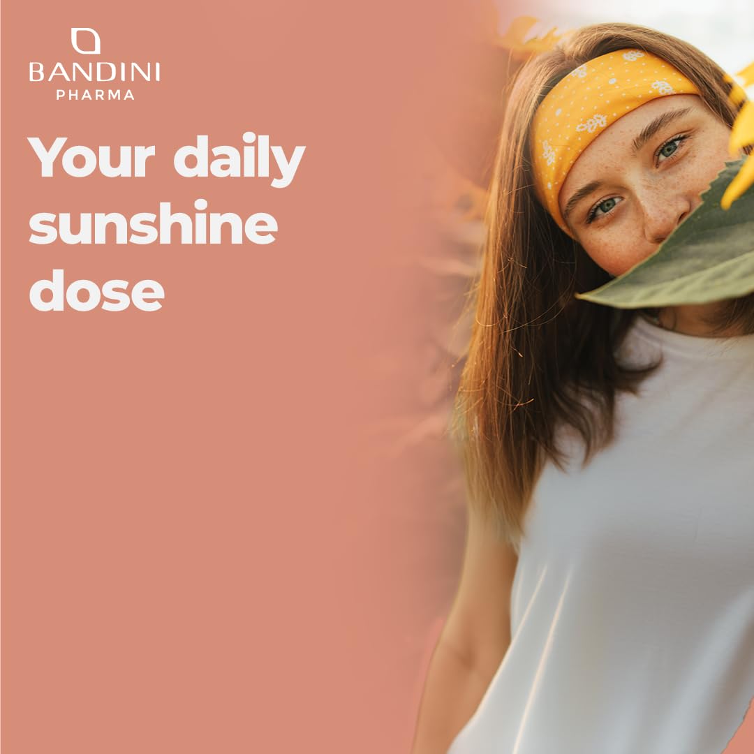 BANDINI Bandini® Vitamin D 2000 IU 200 Tablets (6 Month Supply) - High Dosage - 50 mcg of Cholecalciferol - Immune defenses, Bone, Tooth and Muscle Health - Calcium Metabolism - Pure Vitamin D3