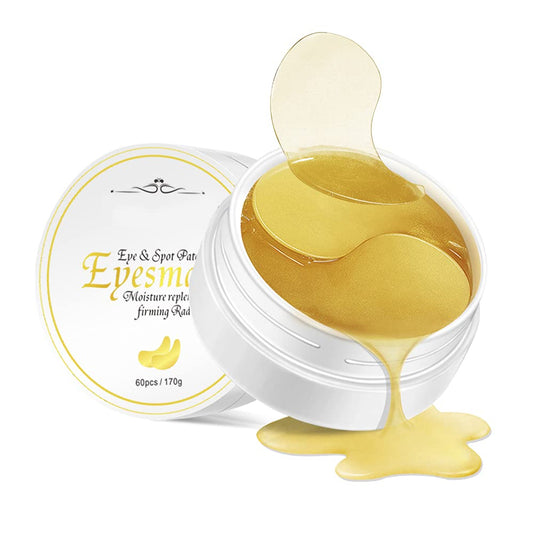 ZODENIS Under Eye Patches (20 Pairs) - 24K Gold Mask Amino Acid & Collagen, for Care, Masks Dark Circles and Puffiness, Beauty Personal Care (Gold)