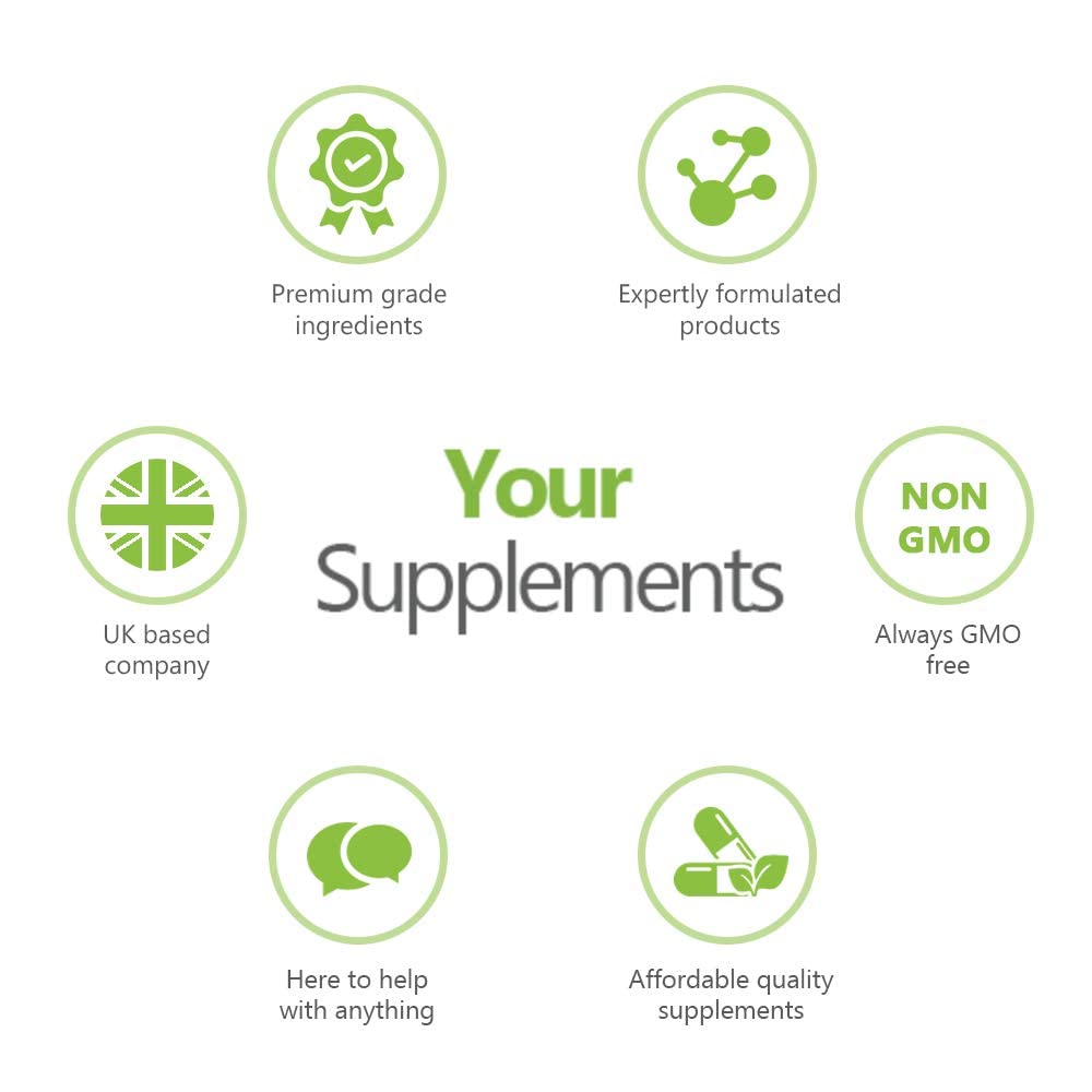 YourSupplements D-Mannose Tablets 1000mg | Easy Swallow Coated Tablets | 180 Pack | High Strength | Natural Relief & Vegan Friendly