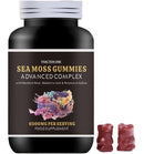 Fraction One Irish SEA Moss Gummies | 120 Gummies | HIGH Strength | 6000MG | Advanced Complex | Irish SEA Moss | Burdock Root | BLADDERWRACK | Potassium Iodine |Sugar Free | 60 Servings | 2 Months Supply | Vegan