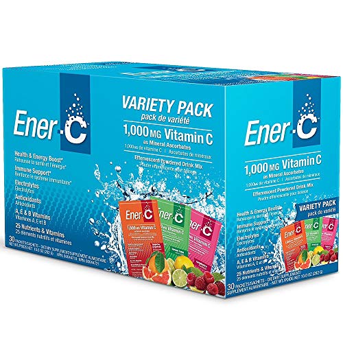 Ener-C Effervescent Multivitamin Drink Mix Variety Pack - 30 Sachets
