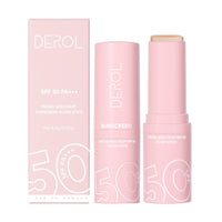 Watermelon Sunscreen Stick SPF 50+, Clear Travel Size Sunscreen SPF50+, Sun Cream SPF50+ with Hydrating Hyaluronic Acid & Niacinamide for a Dewy Glow