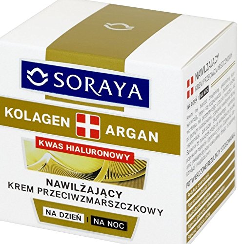 Soraya Collagen Argan Hyaluronic Acid Day Night Face Cream Moisture Anti Wrinkle