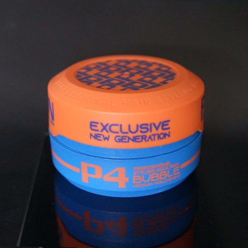 PION Pion Black Edition P4 Bubble Professional Hair Styling Wax 150 ml – Long-Lasting Non-Greasy Hold – Adds Natural Volume & Texture – Flexible Finish, Easy to Wash Out, All Hair Types
