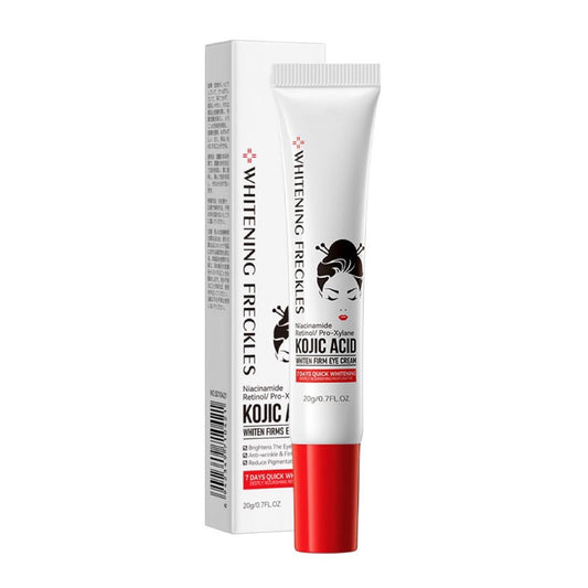 Kojic Acid Cream Whitening Freckles- 0.7 fl oz / 20 ml - Skin Brightening Cream for Face, Body, Hands - with Glycolic Acid Face Eye Cream