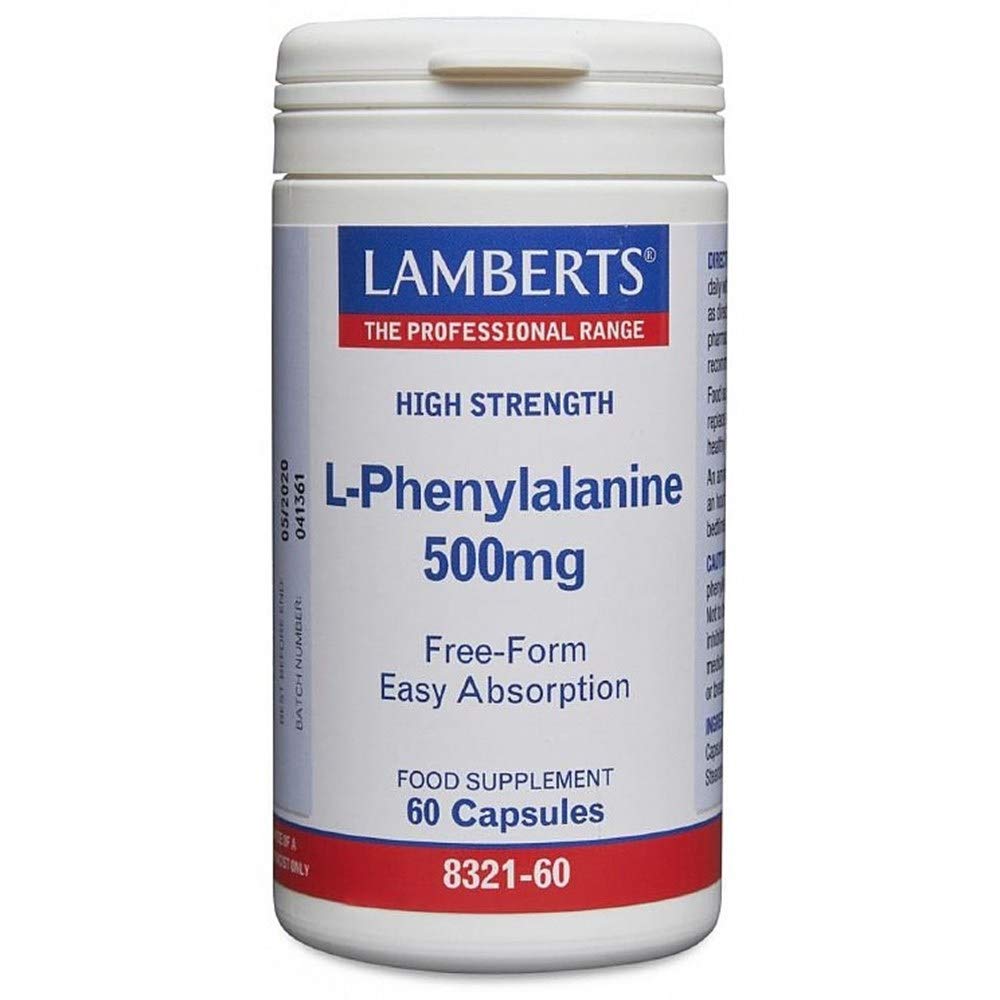 Lamberts L Phenylalanine 500Mg 60