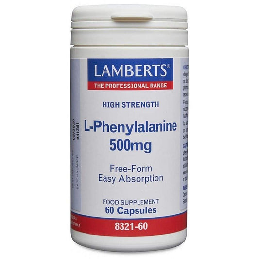 Lamberts L Phenylalanine 500Mg 60