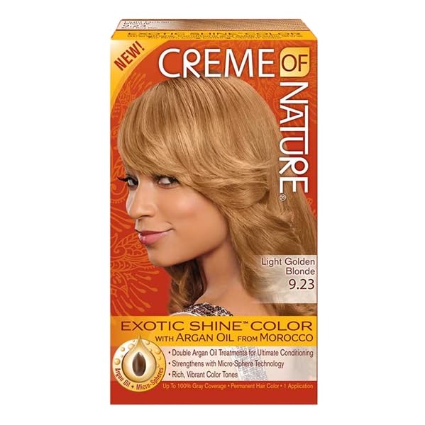 Generic Cream of Nature Exotic Shine Color COLOUR: Light Golden Blonde 9.23