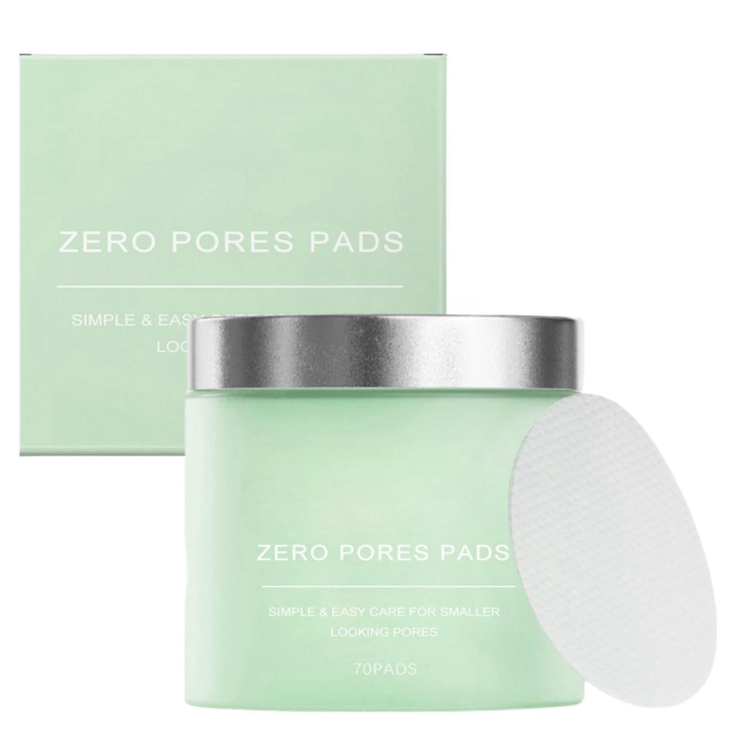 Oumun Zero Pore Pads,Dual Textured Facial Toner Pads,Gentle Exfoliation for Smooth,Deep Cleansing and Pore Minimizing,Toner Pad,Face Cleansing Pa/ds,Exfoliating Face Wipes,Exfoliating Pa/ds for Face