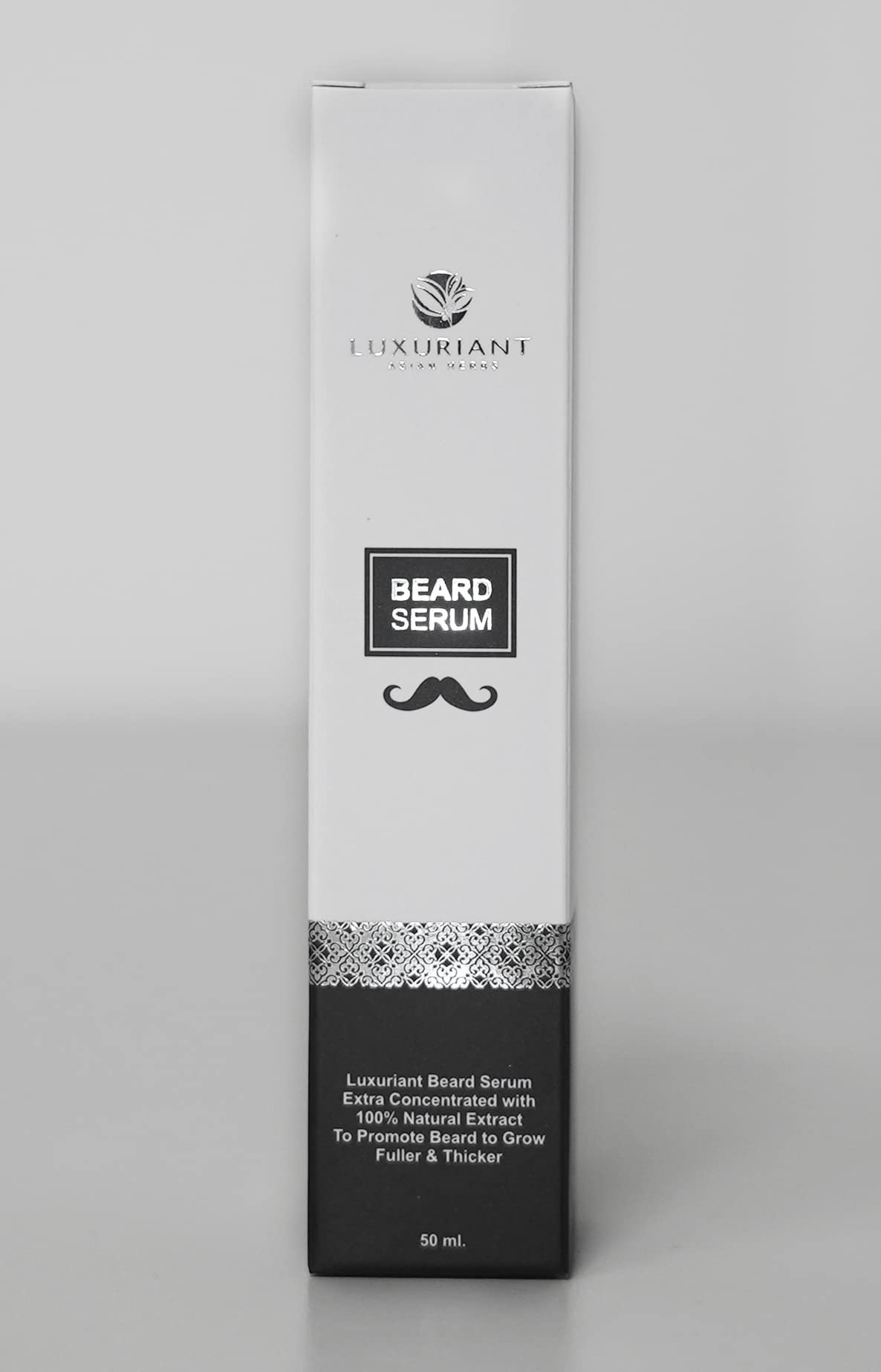 Generic LUXURIANT Beard Grooming Kit For Men - Beard Serum for Men - Beard Growth Serum - Gifts For Him - Complete Beard Care (50 ML)