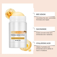 RubyTint Bee Venom Firming Serum Stick with Vitamin C – Hydrates & Firms Skin, Helps Improve Fine Lines, Lightweight Formula for All Skin Types (1PC)