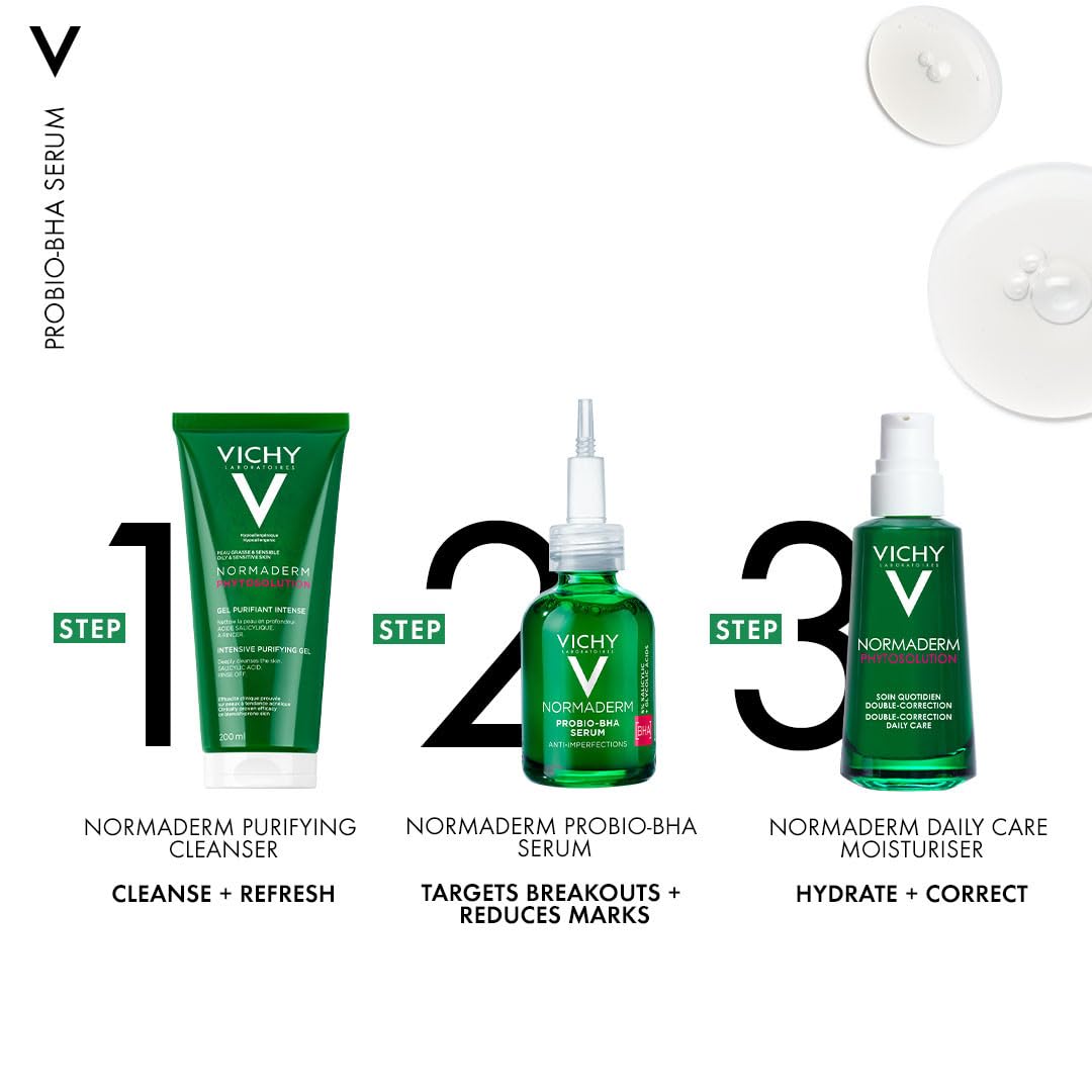 Vichy Normaderm BHA + Probiotic Fractions Anti-Imperfections Serum For Blemish-Prone Skin 30ml