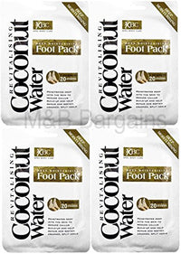Xpel 4 x Treatment Deep Moisturising Revitalising Coconut Water Foot Pack
