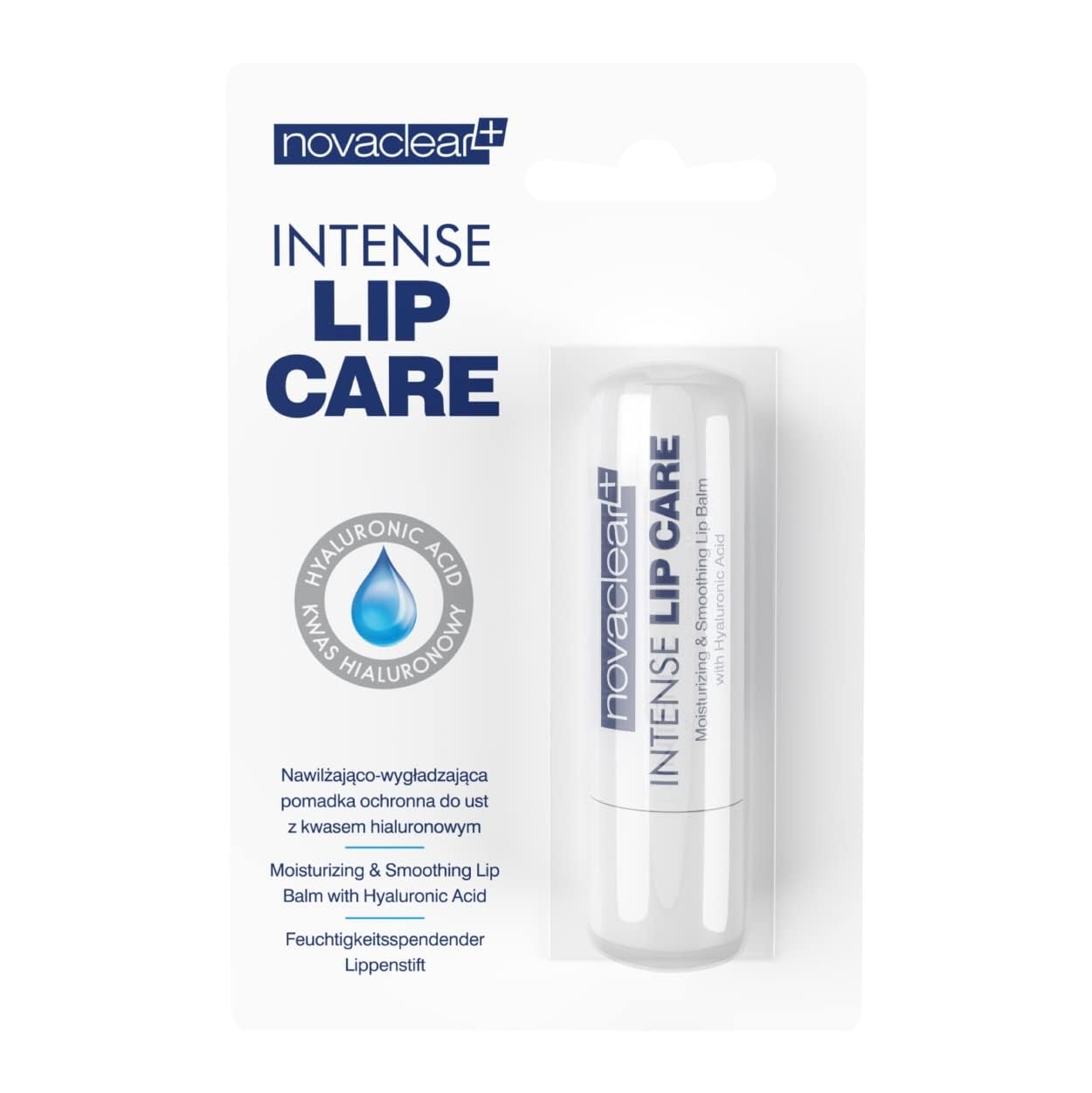 Novaclear Lip Care Balm with Hyaluronic Acid and Beeswax for Sensitive Skin