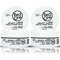 Redone RedOne Aquatic Hair Wax White 150 ml | Edge Control | Ultra Hold | Hair Wax for Men and Women | Peach Scent | Maximum Control - Pack of 2