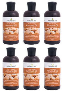 (6 Pack) - Natures Aid - Almond Oil | 150ml | 6 Pack Bundle