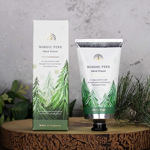 The English Soap Company Nordic Pine Fragranced Hand Cream 75ml/2.5fl.oz