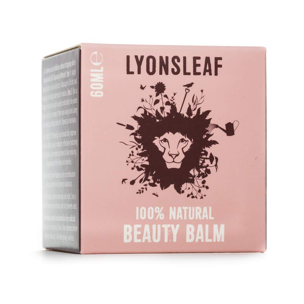 Lyonsleaf 100% Natural Beauty Balm - Balm Cleanser and Moisturiser in one - Hot Cloth Cleanser - Oil Cleansing Method 60ml (Fragranced With Essential OIls) 60mls