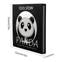 SHEBEEDO Black Eyeshadow Palette,Black Smokey Eyeshadow Palette Makeup,9 Colors Black Silver Gray White Eyeshadow Palette,Highly Pigmented Blendable Makeup Matte Glitter Eyeshadow Palette For Girl&Women