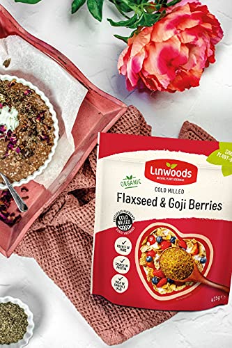 Linwoods (Pack Of 10) - Sun Dried Goji Organic Milled Flaxseed | LINWOODS