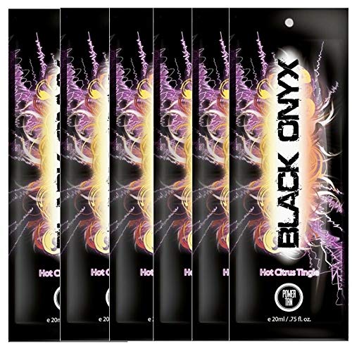 Black Onyx by Joris Ganier 6 SACHETS OF POWER TAN BLACK ONYX TANNING LOTION