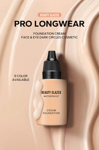 OKAQEE Full Coverage Foundation - Waterproof Cream Face Foundation - Long Lasting Foundation - Buildable Medium Coverage - Natural Flawless Oil-Controlling Leightweight Feel (101 Fair)