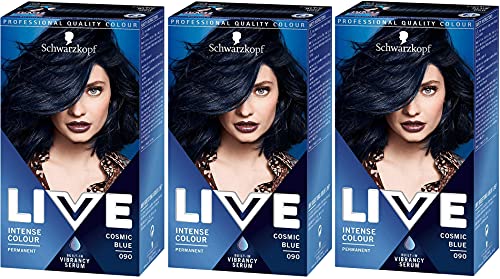 Schwarzkopf Live XXL Colour, Cosmic Blue Number 90 - Pack of 3 by Schwarzkopf & Henkel
