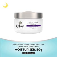 Olay OLAY NATURAL WHITE 7 IN ONE NIGHT NOURISHING REPAIR CREAM 50 GM
