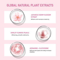 MrCuvaryas Sakura Gluta Underarm Whitening Cream,Intimate Area Skin Lightening Cream,Sakura Gluta Brightening Underarm Cream, Brightening Booster Pearl Capsules,Body Cream Whitening for Dark Spot Corrector