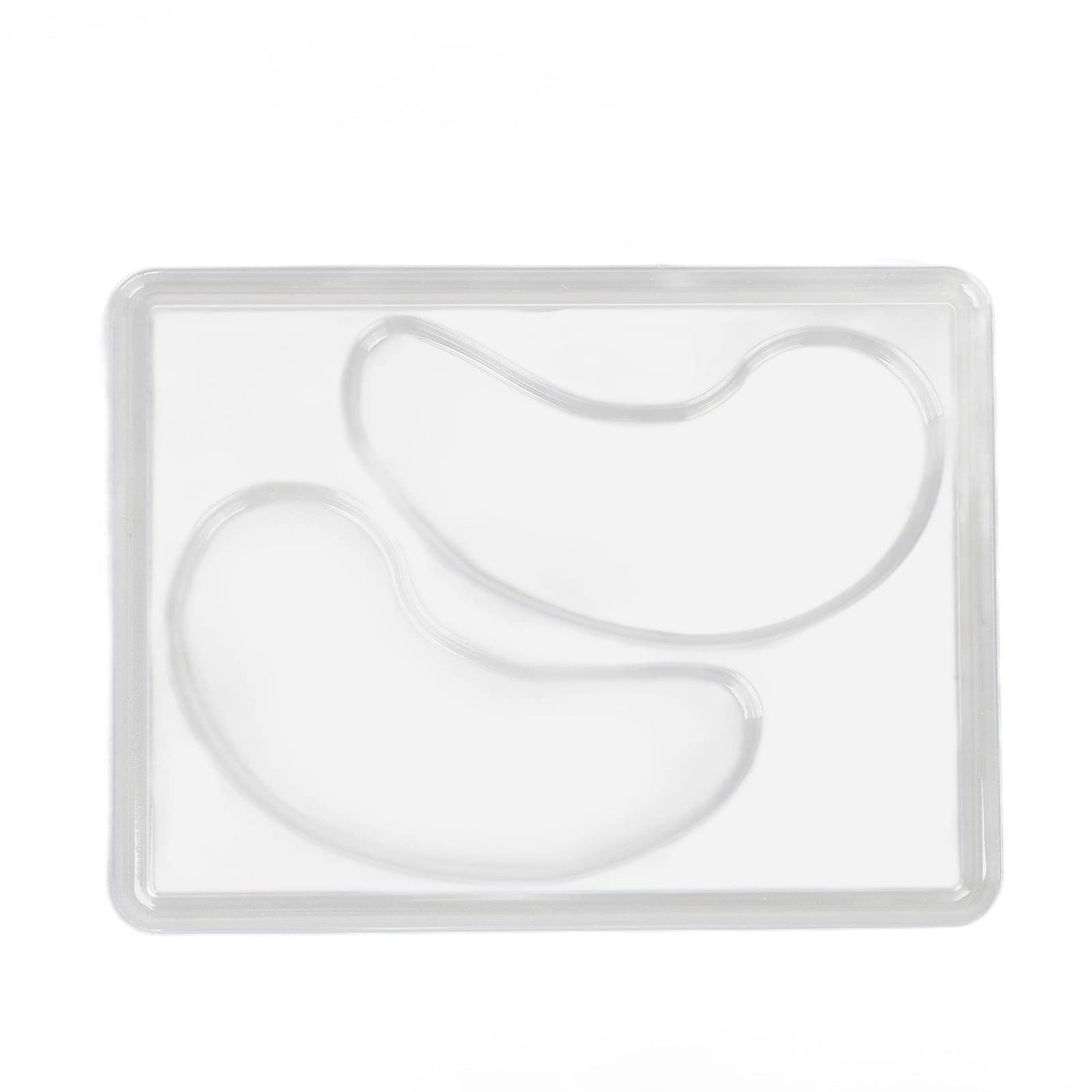 12Pcs DIY Eye Mask Mold,Under Eye Patches Molds Safe Healthy Natural Reusable Transparent Eye Mask Patch Tray,Professional Eye Mask Making Tools
