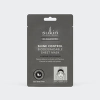 SUKIN OIL BALANCING MASK SACHETX8 SHINE CONTROL SHEET