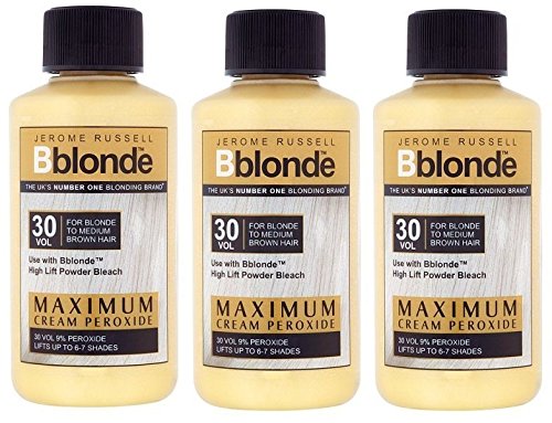 Jerome Russell Jerome Russel Bblonde Cream Peroxide 30 Volume ( 3 Pack)