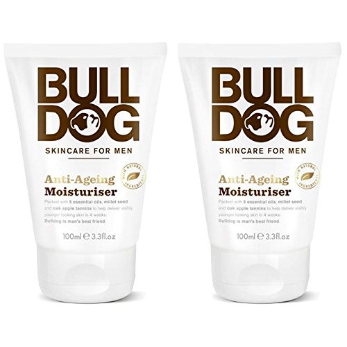 Bulldog Anti-Ageing Moisturiser 100ml - 2 Pack