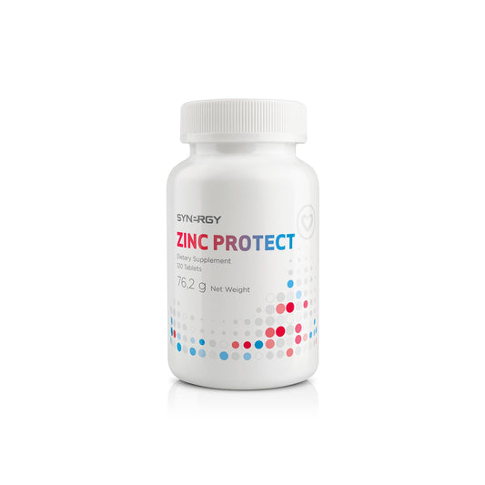 Synergy Worldwide Zinc Protect 120 Tablets | 15 mg Zinc per Tablet | Supports Immune Function | Vital Mineral for Optimal Health and Wellbeing | 76,2 gr