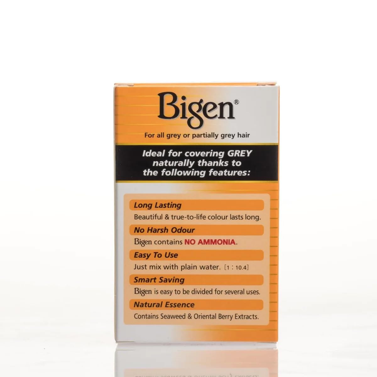 Generic Bigen Permanent Powder Hair Color - 58 - Black Brown | No Ammonia (Pack of 4)
