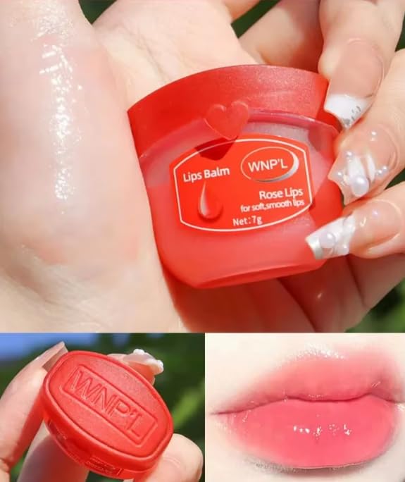 WNPL 4-Piece Fruit Series Lip Balm Set, Moisturising, Refreshing, Non-Sticky