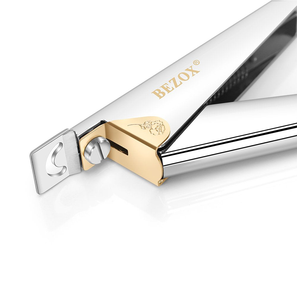 BEZOX False Nail Tip Clipper Cutter Trimmer Manicure Pedicure Nail Art Tool/Acrylic Nail Tips Edge Cutter - Stainless Steel