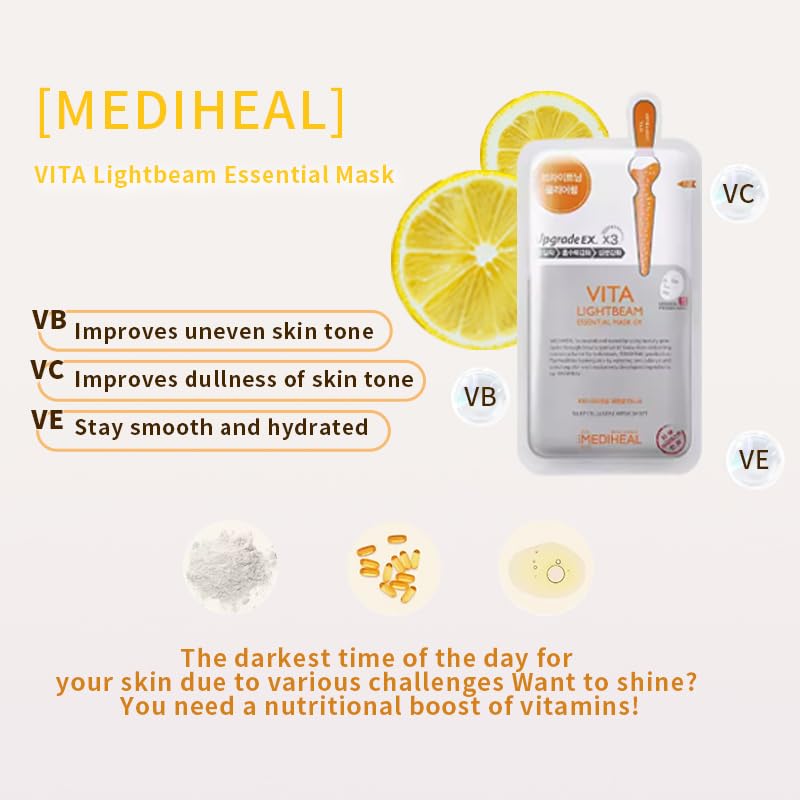 Grehge heet Mask Bundle N.M.F Aquaring Ampoule + Collagen Impact + Teatree Care + E.G.T Timetox Ampoule EX + W.H.P White Hydrating Black EX, 2pcs Each, 5 Different Masks, Totally 10 Sheets