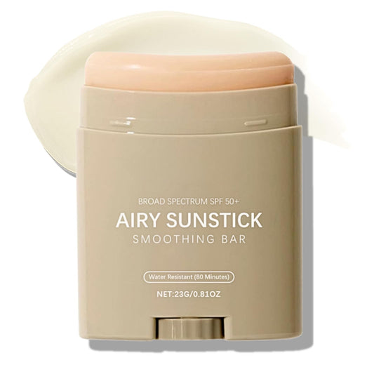 Lumiter Sunstick SPF 50+, Sunscreen Stick SPF 50+ Face, Water Resistant Sunblock 80 Minutes, Invisible Sun Cream