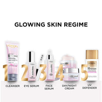 L'Oréal Paris Glycolic Bright Day Cream with SPF 17, 15ml |Skin Brightening Cream with Glycolic Acid that Visbily Minimizes Spots & Reveals Even Toned Skin