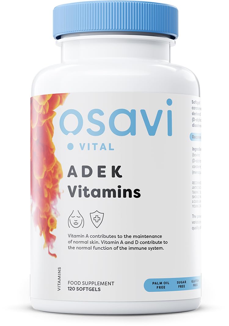 Osavi ADEK Vitamins - 120 softgels