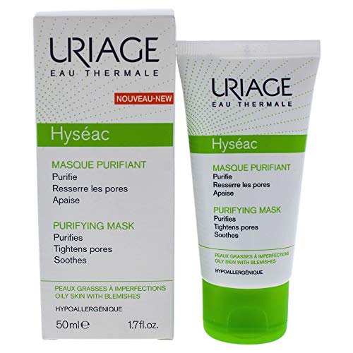 Uriage Hyseac Purifying Mask for Oily Skin with Blemishes, 50 ml