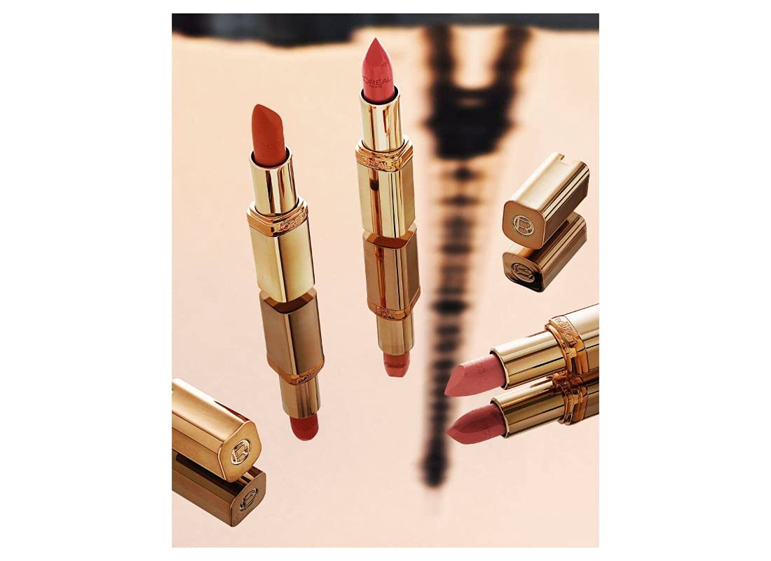 L'ORÉAL L'Oréal Paris Color Riche Satin Smooth Lipstick, Moisturising Pure Pigment Lip Colour, With Omega 3 & Vitamin E, 118 French Made