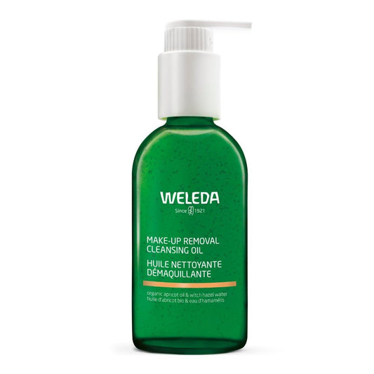 Weleda WELEDA Make-Up Removal Cleansing Oil 150ml - Natural Cleansing Oil with pump dispenser and Organic ingredients