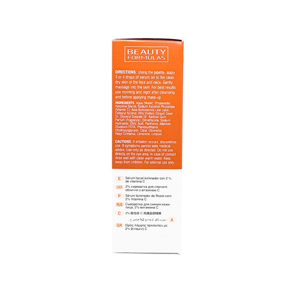 Beauty Formulas Glowing Vitamin C Serum 30Ml