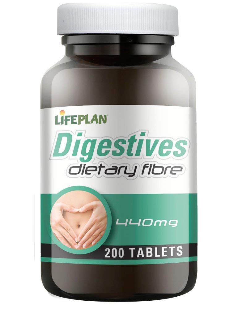 Lifeplan Dietary Fibre 440mg 2 x 200 Tablets