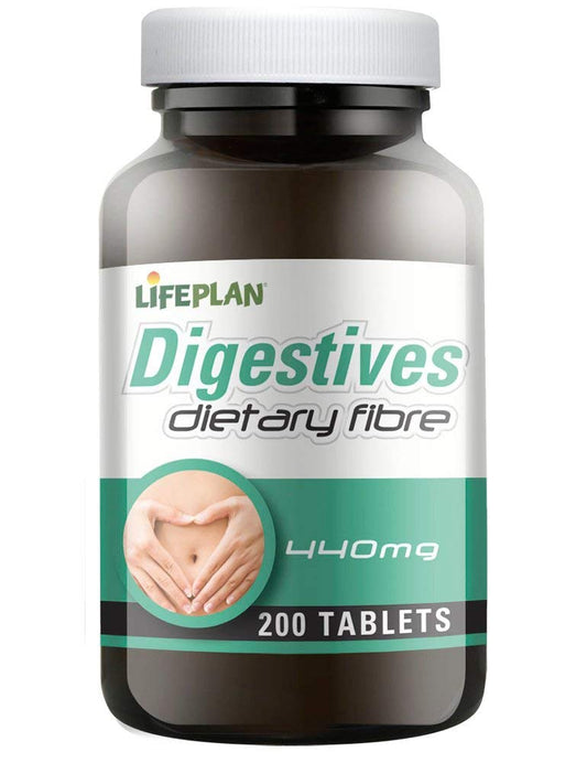 Lifeplan Dietary Fibre 440mg 2 x 200 Tablets